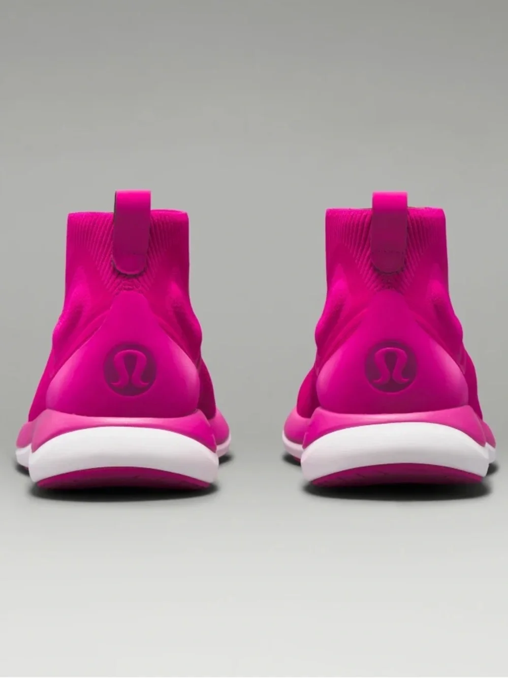 lululemon athletica Women's Vibrant Magenta Knit High-Top Sneakers